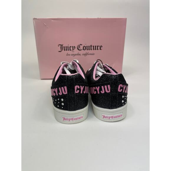 Juicy Couture San Ramon Black With Glitter Size 4 - Picture 3 of 4